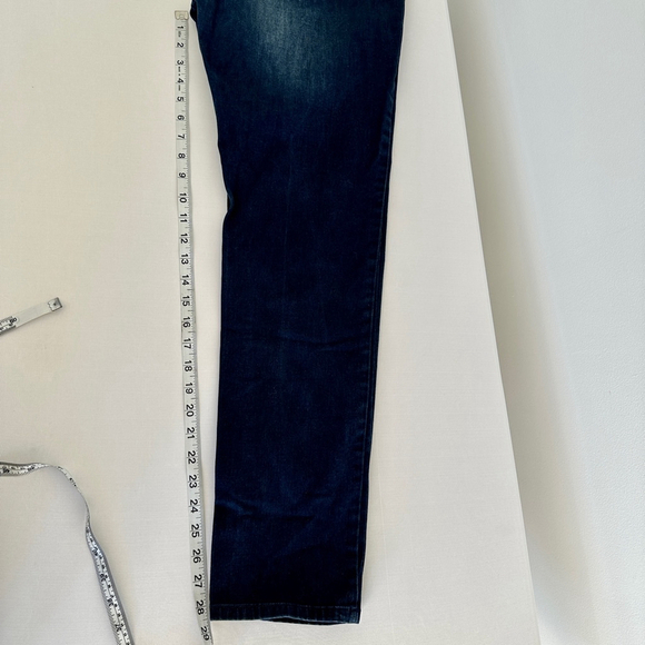 Womens Woolrich Jeans Dark Blue slim Skinny Jeans Size 12 - Picture 9 of 10